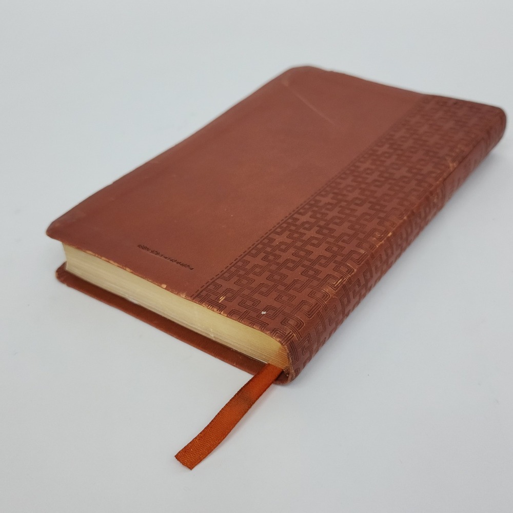 Tyndale NLT Holy Bible Personal Size Slimline Edition TuTone Brown 9781414364674 - Picture 3 of 6